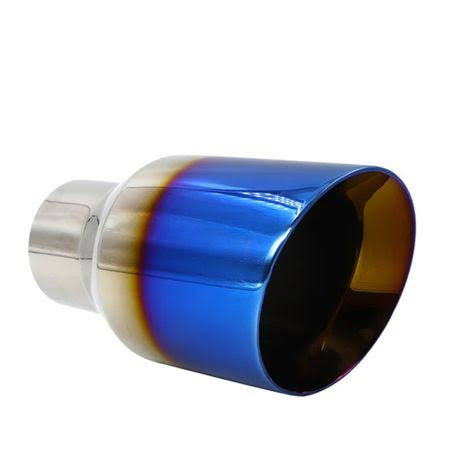 Burnt Blue exhaust tailpipe 63-101mm