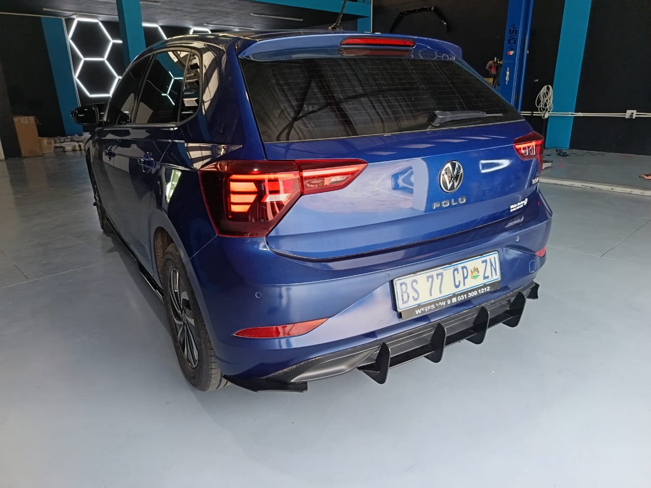 VW Polo Life/ TSi Rear Add-On Diffuser