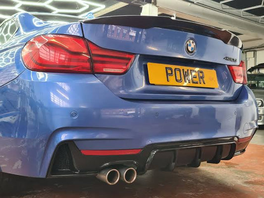 BMW F32 Gloss Black M-Performance Style 2 Door Boot Spoiler