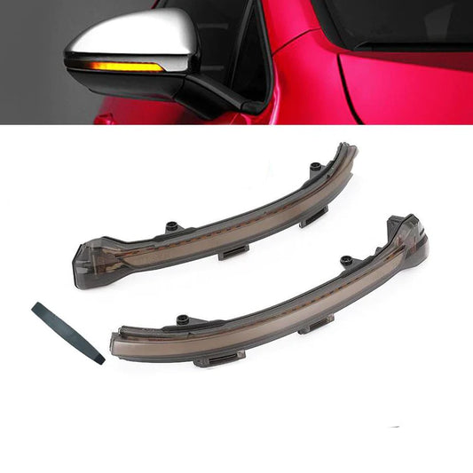 VW Golf 7 Side Mirror Smoked LED Sequential Indicator Light