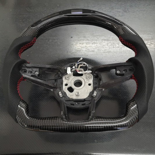 Audi R8 TT / TTS 16-20 OHC Led Carbon Fiber Steering Wheel