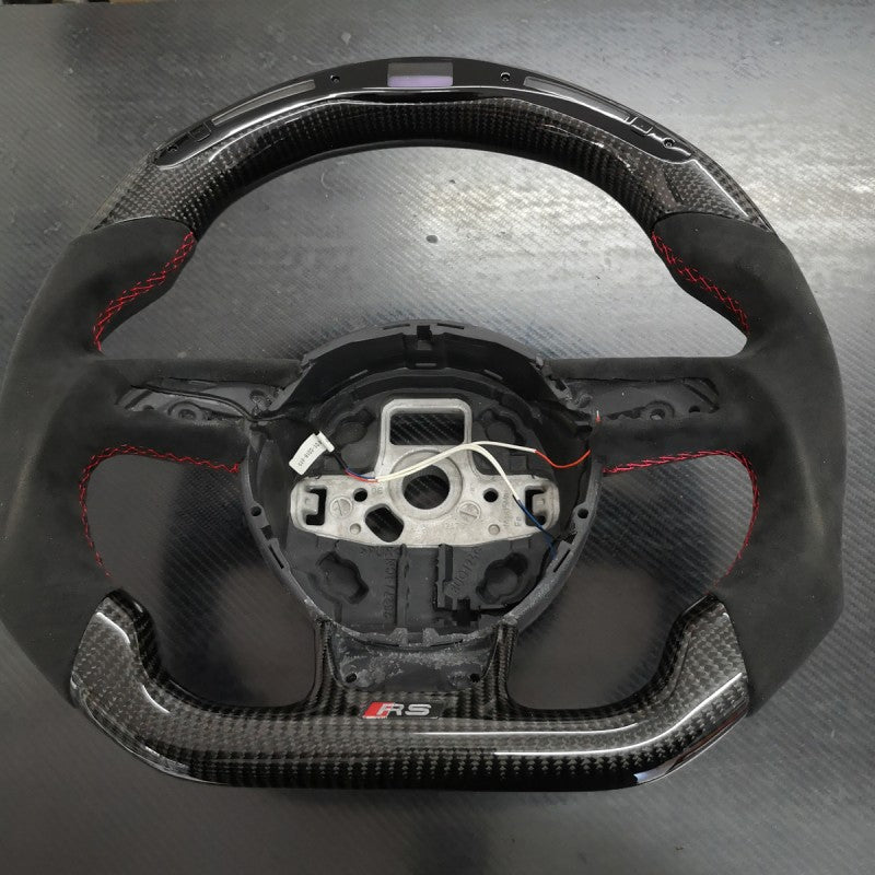 Audi RS3/ RS4/ RS5 12-16 OHC Carbon Fiber steering Wheel with LED