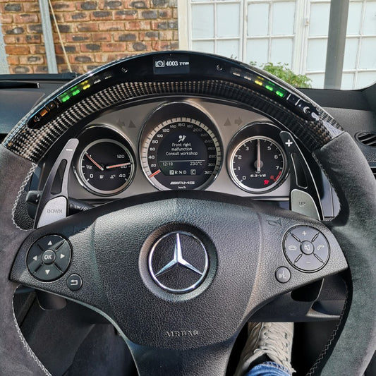 Mercedes W204 Preface OHC Led  Carbon Fiber Steering Wheel